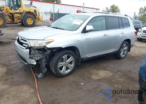 2012 Toyota Highlander Limited V6 z USA, uszkodzony, nr VIN 5TDDK3EH3CS127760